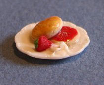 Dollhouse Miniature Biscuit and Jam
